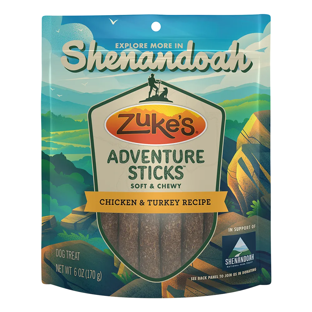 Zukes Adventure Sticks Chicken and Turkey Dog Treats - Explore More in Shenandoah