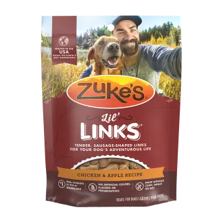 Zukes Lil Links Chicken and Apple dog treats