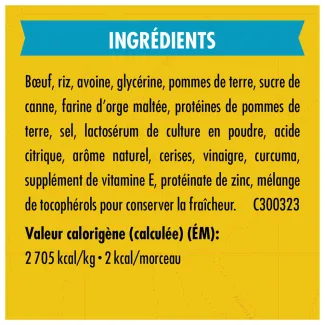 Zuke's Mini Naturals Recette de bœuf Ingredients