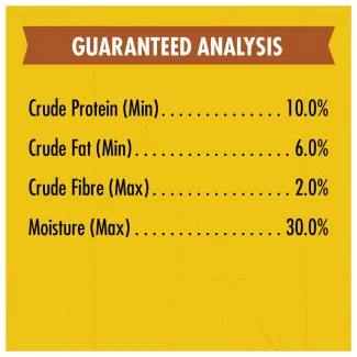 Zuke's Mini Naturals Peanut Butter and Oats Recipe Dog Treats - guaranteed analysis
